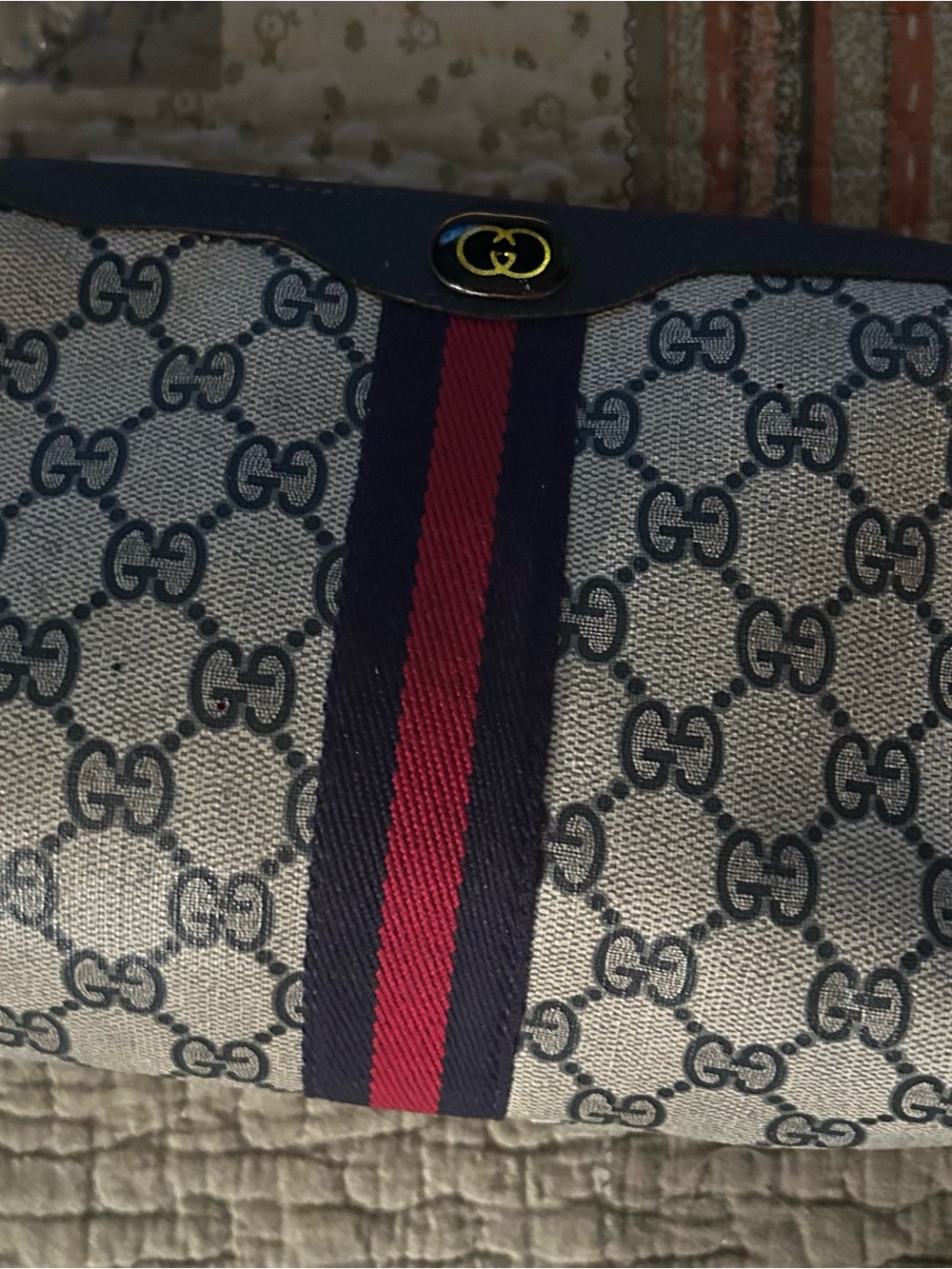 Vintage Gucci makeup Bag